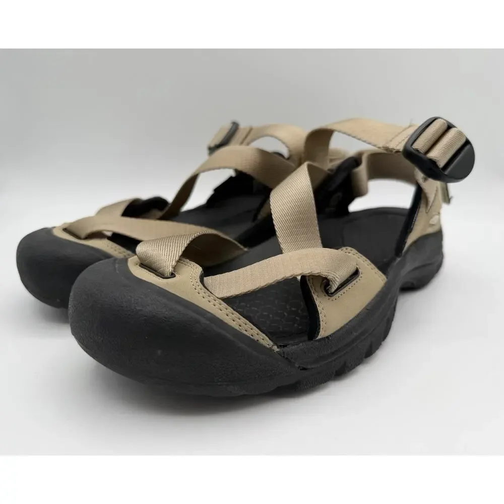 Keen Zerraport II Tan & Black Waterproof Sandal Men’s Size 9.5 Trail Hiking Lake